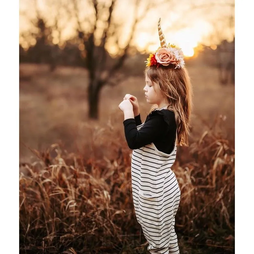 Romper Natural/Black Stripes - LIMITED  EDITION