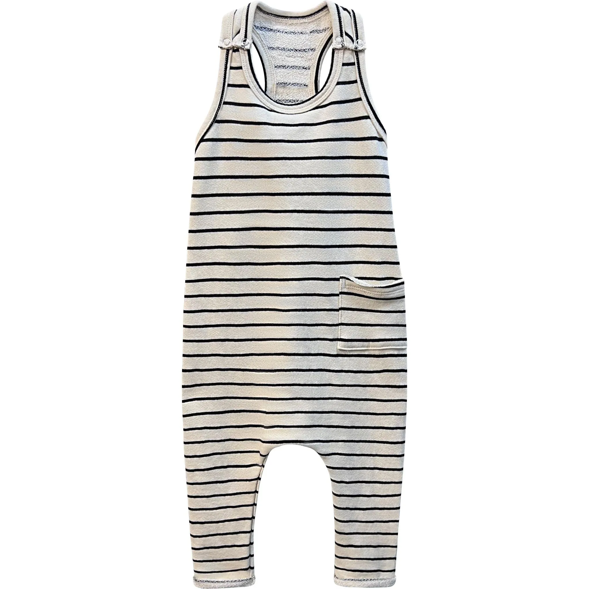 Romper Natural/Black Stripes - LIMITED  EDITION