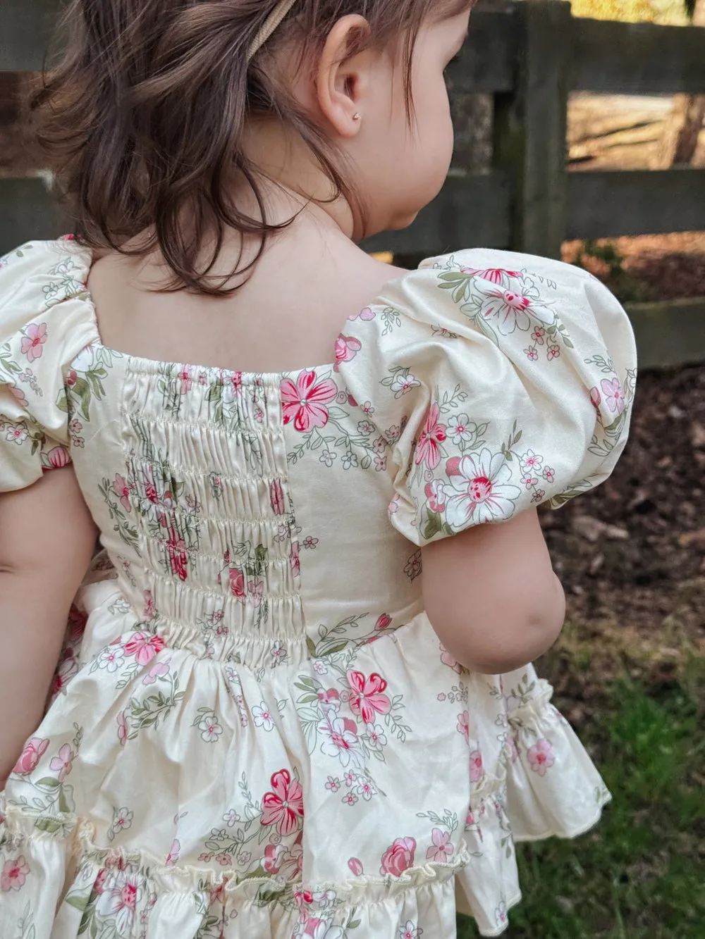 Sadie Floral Baby Romper