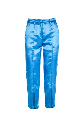 SATIN CHINO PANTS