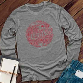 Sending Kisses and Floral Love Long Sleeve
