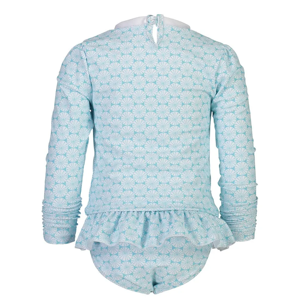 Snapper Rock Long Sleeves Sustainable Ruffle Set G52007L- Oceania Sustainable