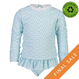 Snapper Rock Long Sleeves Sustainable Ruffle Set G52007L- Oceania Sustainable