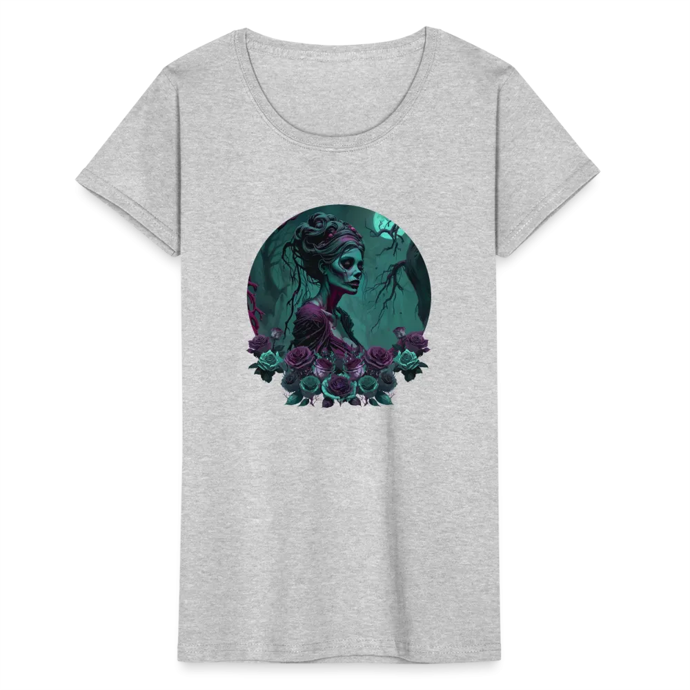 T-shirt Femme Fruit of the Loom "Romantic Zombie"