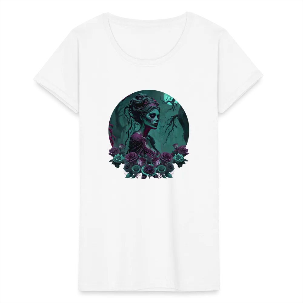 T-shirt Femme Fruit of the Loom "Romantic Zombie"