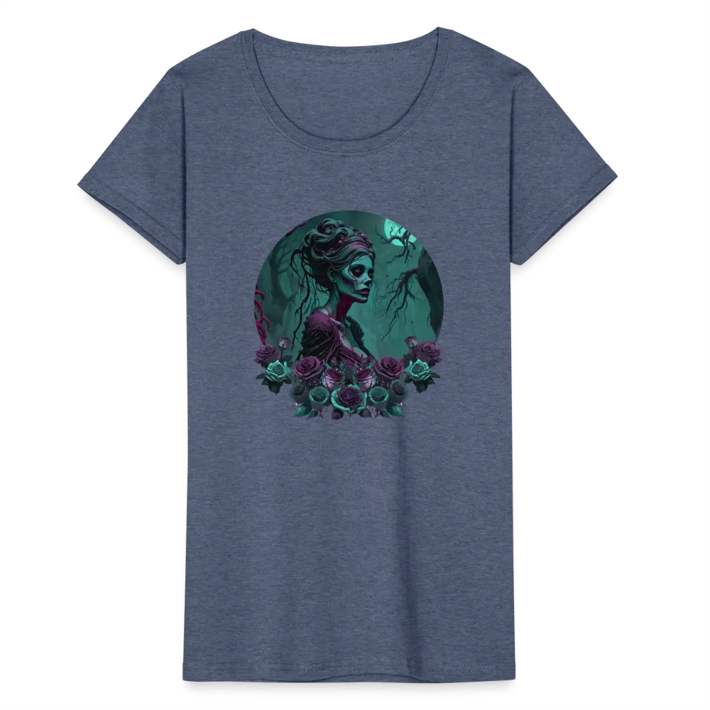 T-shirt Femme Fruit of the Loom "Romantic Zombie"