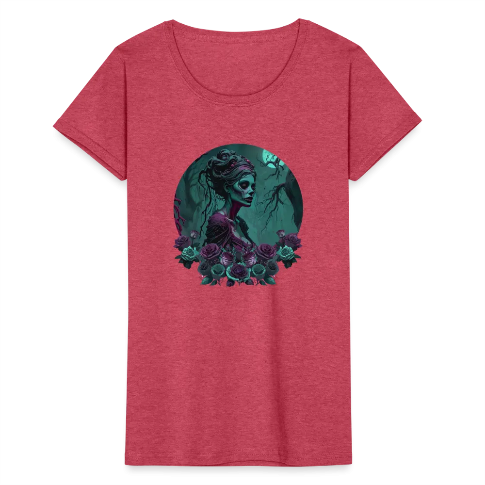 T-shirt Femme Fruit of the Loom "Romantic Zombie"