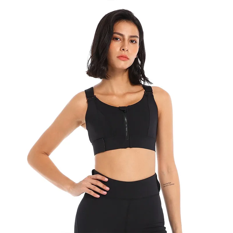 Top Esportivo com Alças Ajustáveis de Alta Sustentação Top Fitness
