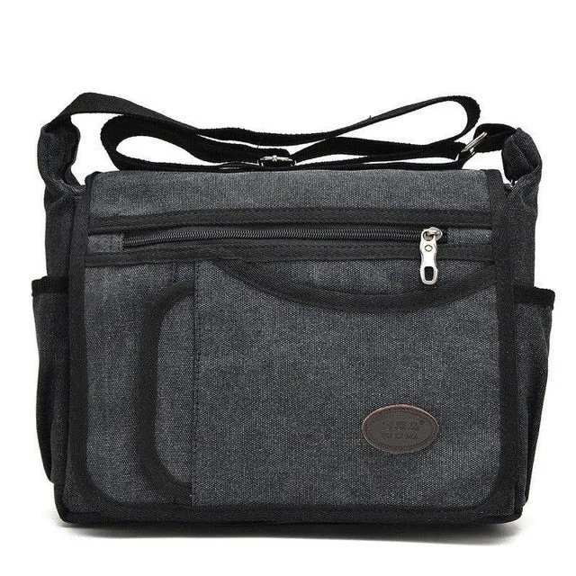 Unisex Canvas Shoulder Messenger Bags
