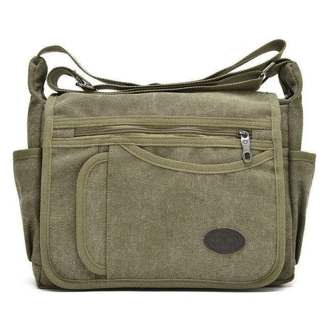 Unisex Canvas Shoulder Messenger Bags