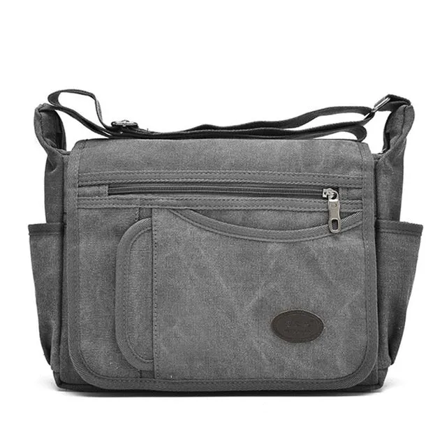 Unisex Canvas Shoulder Messenger Bags