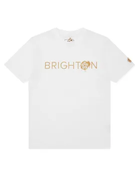 White & Gold Brighton T-Shirt