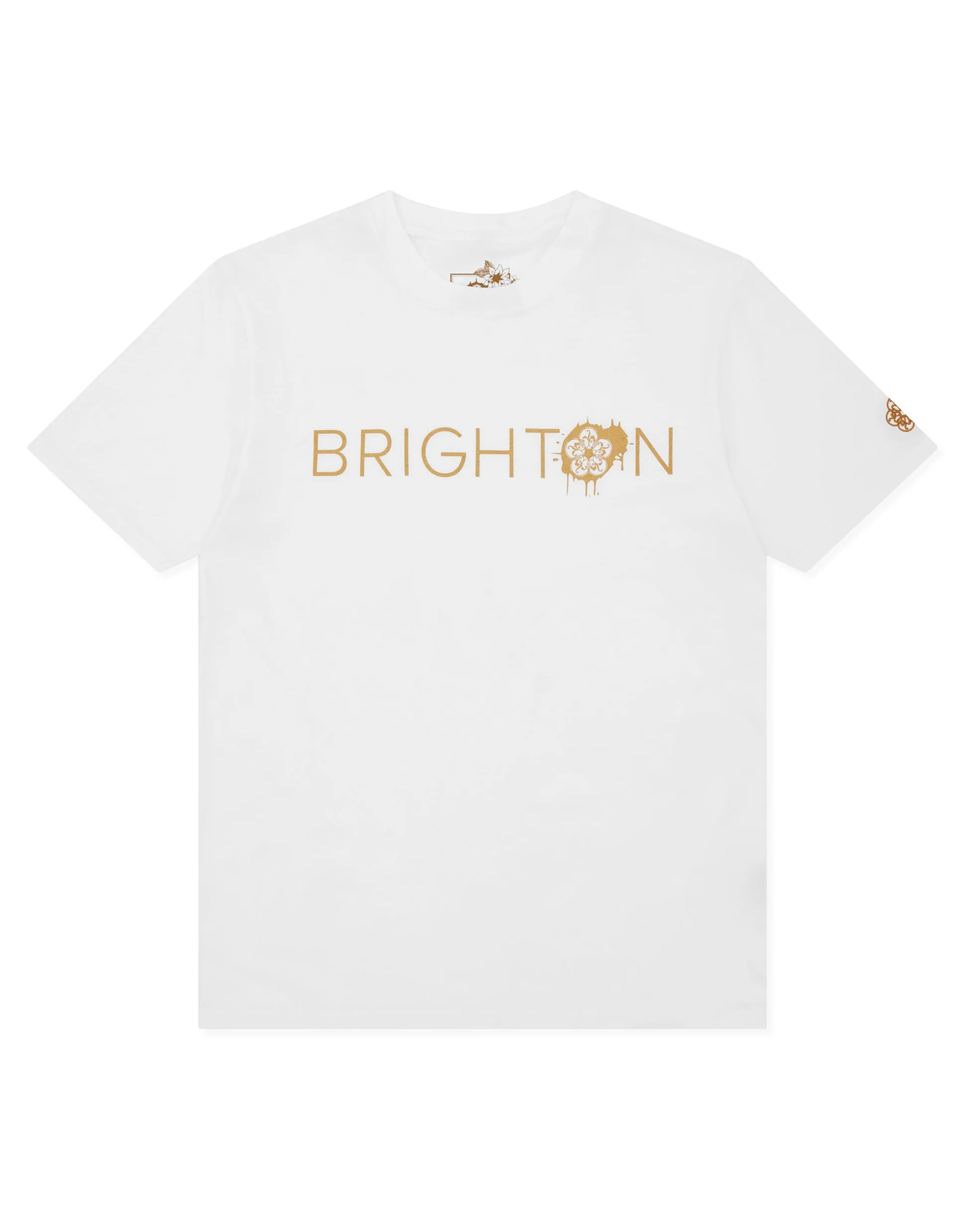 White & Gold Brighton T-Shirt