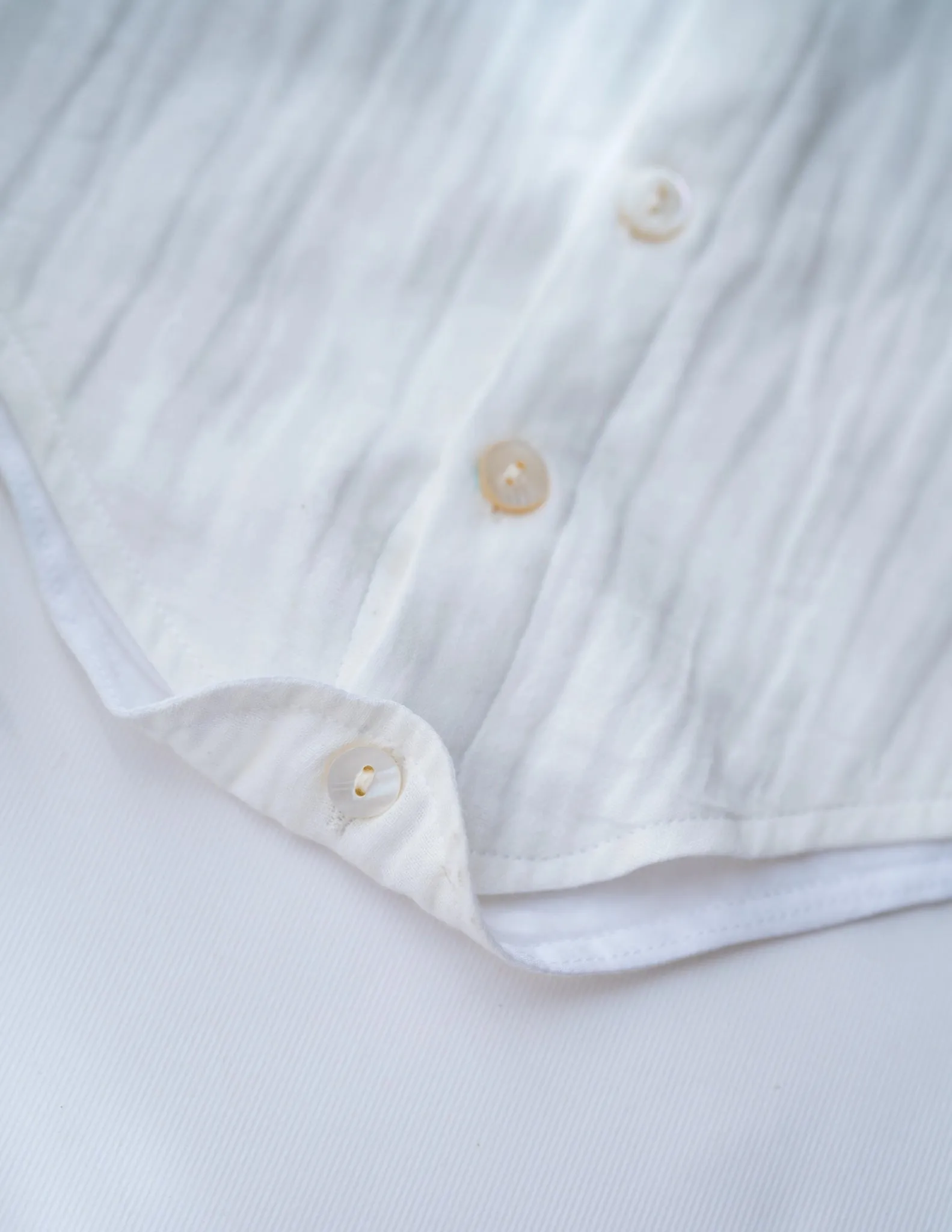 White Shirt Romper for Boys | Meadow Breeze | Cotton