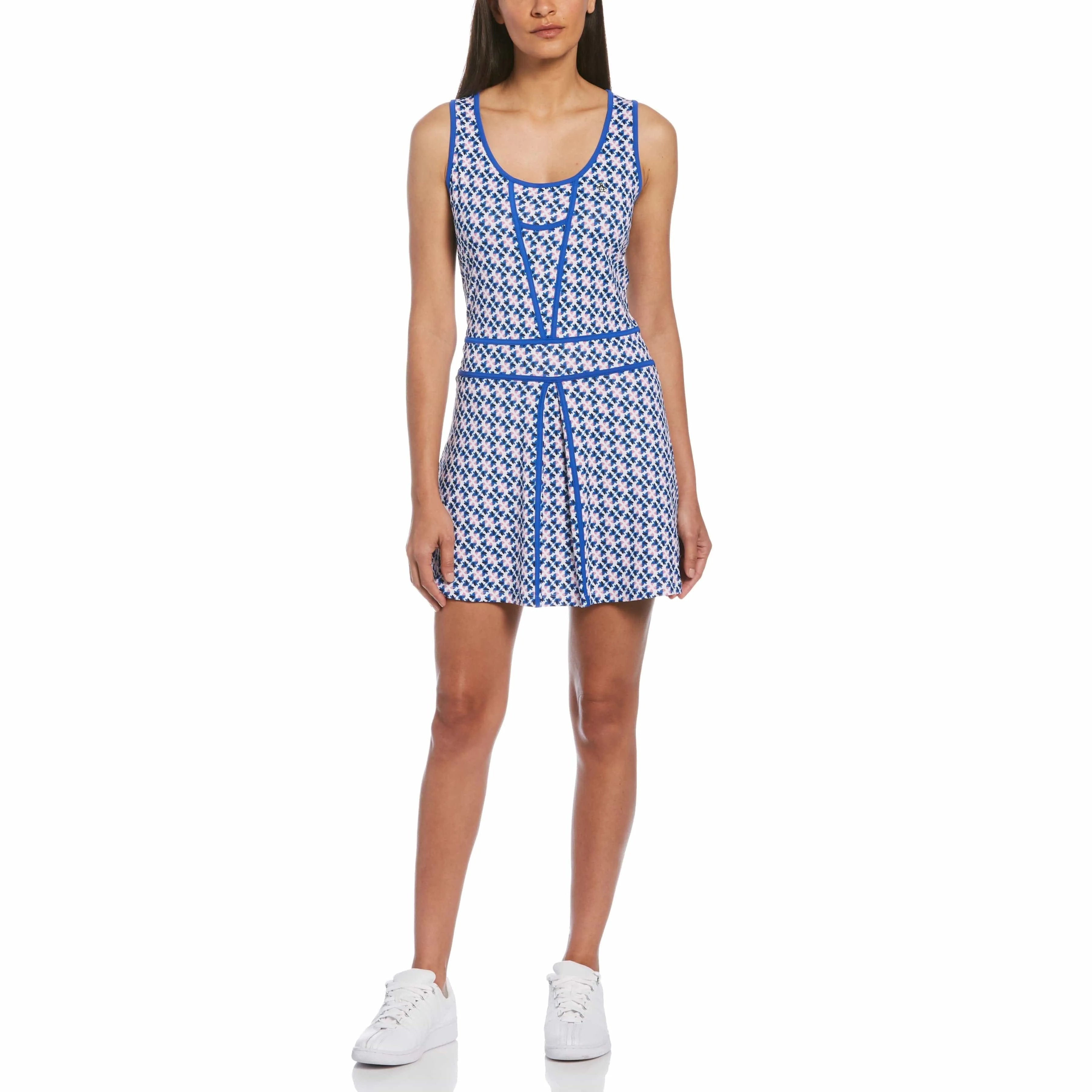 Women's Allover Printed Parrot Golf Dress