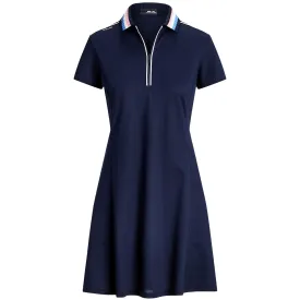 Womens Performance Jersey Polo Dress Refined Navy - SS24
